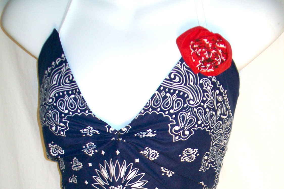 bandana halter tops