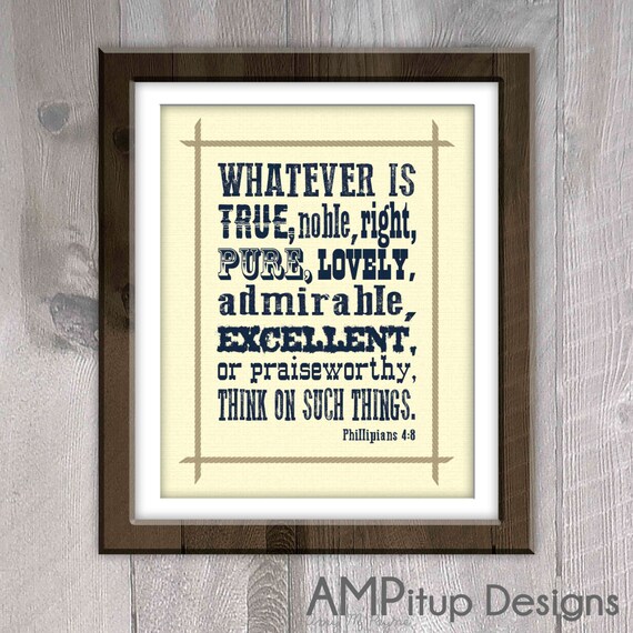 Items similar to Bible Quote Printable Western Decor Printable