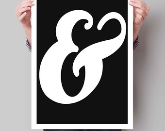 Ampersand Wall Art ampersand wall art | etsy Ampersand Wall Art ampersand wall art | etsy