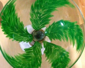 Palm Tree Margarita Glass