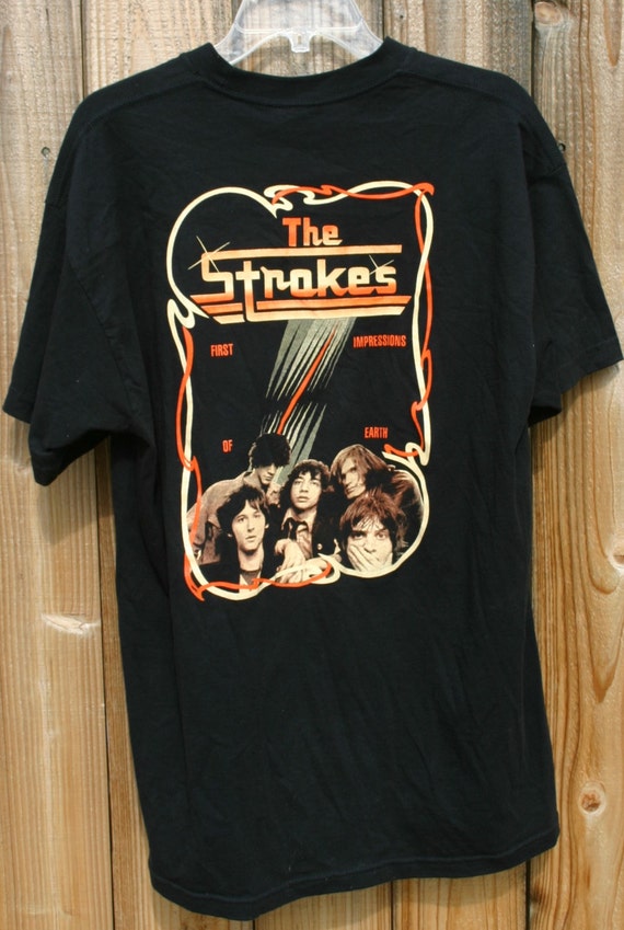 Size Large Two Sided 100% Pre Shrunk Cotton The Strokes Band