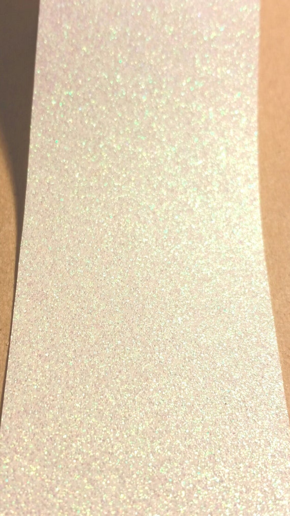 White Galaxy Glitter stretch HEAT TRANSFER by