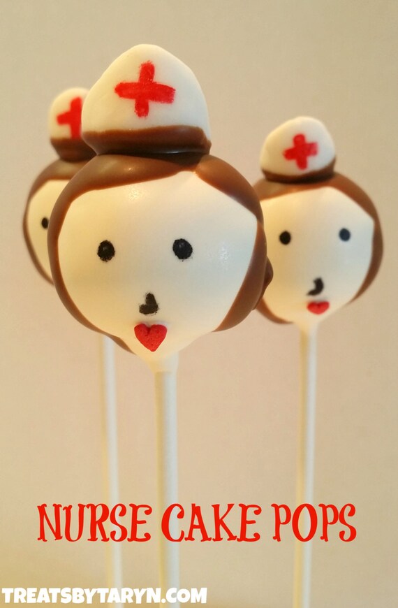 Items similar to NURSE cake pops on Etsy