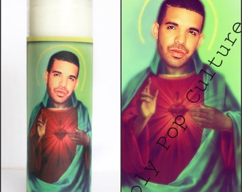 Saint Drake Prayer Candle | Drake Candle | Christmas gag gift idea