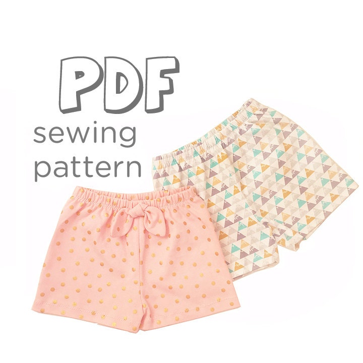 Baby And Toddler Shorts Sewing Pattern Download By FishKissBrand