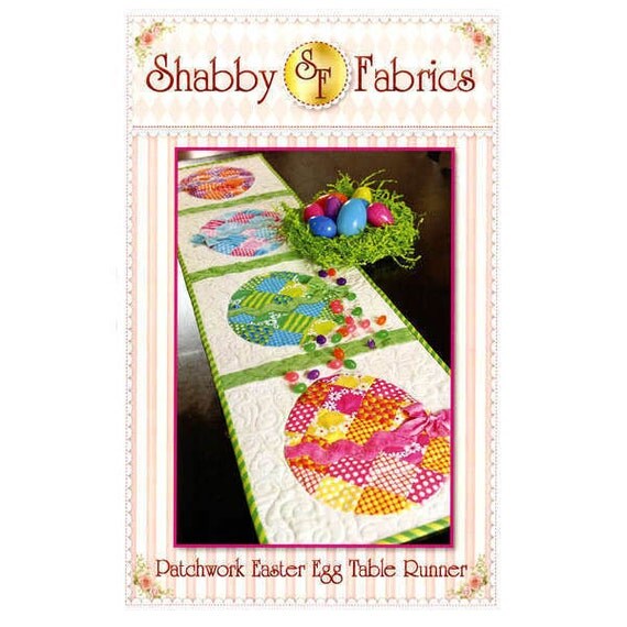 easter table runner shabby fabrics sf48575 patchwork table easter table runner shabby fabrics sf48575 patchwork table