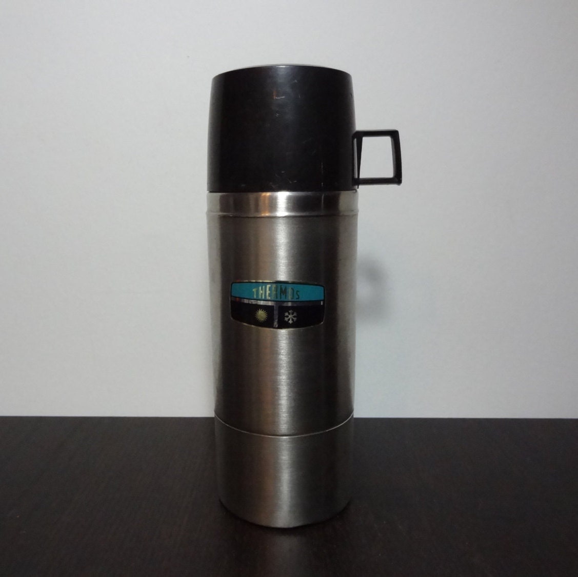 Vintage Retro Stainless Steel Thermos Brand by DaysLongGoneSalvage
