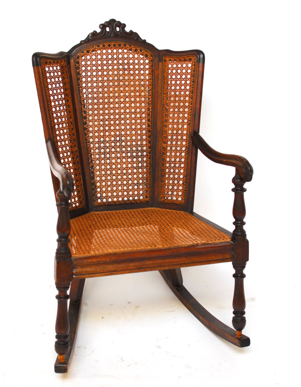 Vintage French Cane Rocker Haute Juice