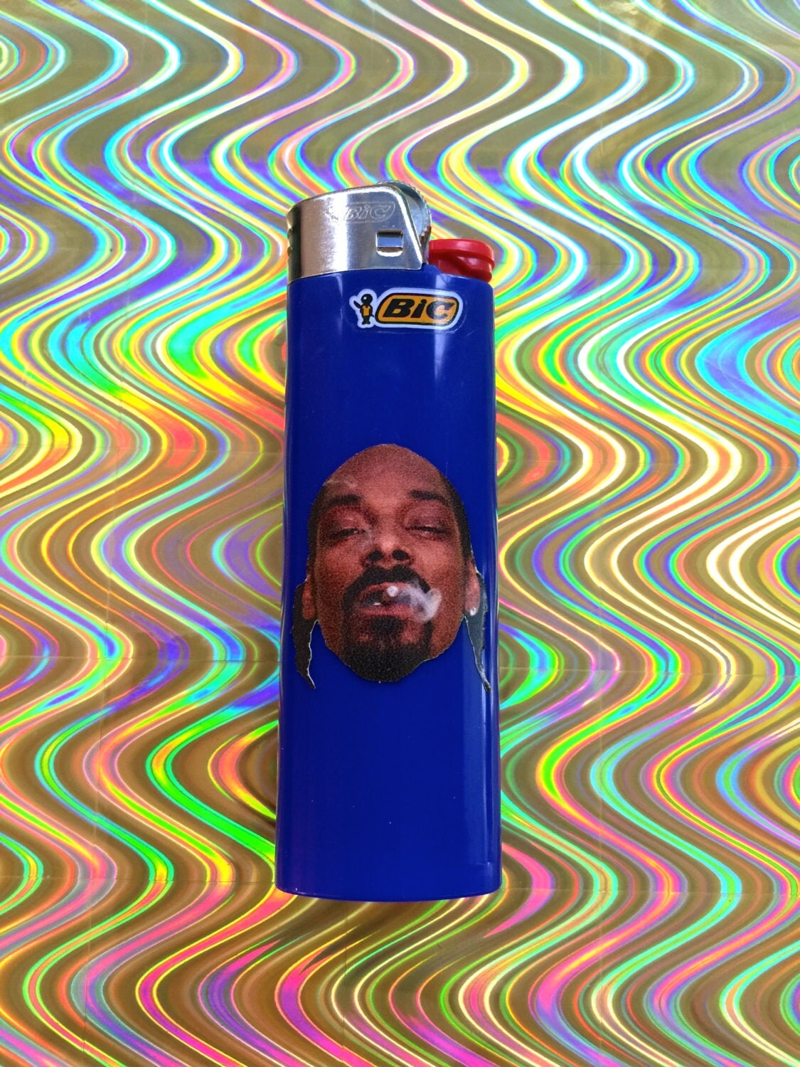 Snoop Dogg Custom Blue Bic Stoner Lighter