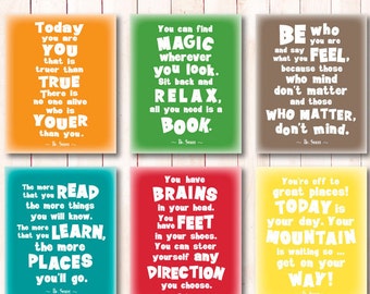 motivational kids room quote print set pastel colors printable