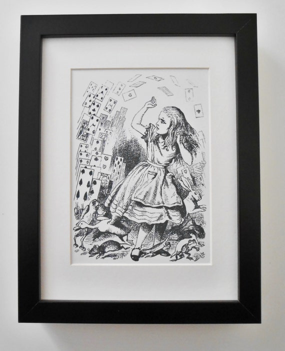 45 Beautiful Alice in wonderland print by John by PicturesStamp