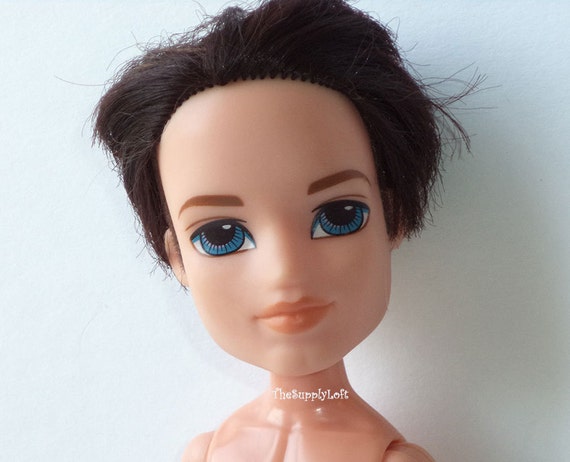 MGA Bratz Koby Male Boy Doll Nude Black Hair Blue Eyes for Parts (No ...