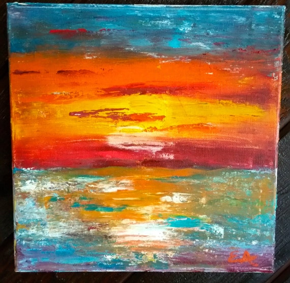 The Sun Returns An Ocean Sunset Oil Painting