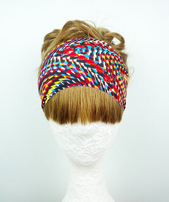 Multi Colors Lycra headband, headpiece, yoga headband, Hair Accessories, Women's headband, workout headband, workout headband