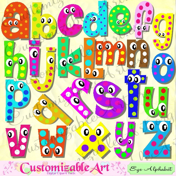 free cute alphabet clipart - photo #18