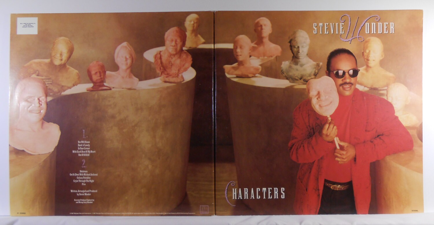 Stevie Wonder Characters Vintage Vinyl LP Gatefold