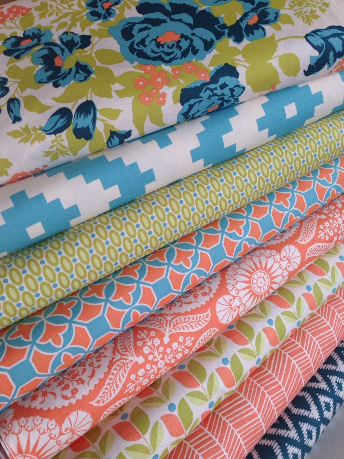 Fabric Bundle by Joel Dewberry Cotton Fabric Flora by FabricShoppe