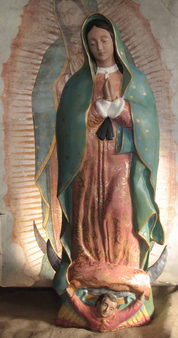 Our Lady of Guadalupe statue my creation cast in by ShilpiStudio