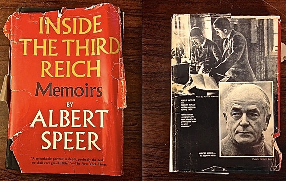 Vintage Book Inside the Third Reich Memoirs by