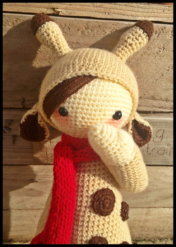 Handmade Crochet Large Amigurumi Ginny Giraffe Doll - Gift ...