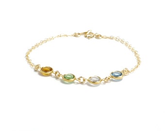 Mother bracelet Family bracelet Grandma bracelet Birthstone bracelet Personalized bracelet Personalized birthstone bracelet Bridesmaid
