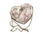 Heart Shaped Clutch Valentine Gifts for Her Unique Gifts Birthday Gifts Formal Clutch