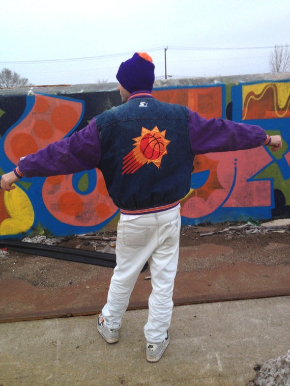 phoenix suns jean jacket