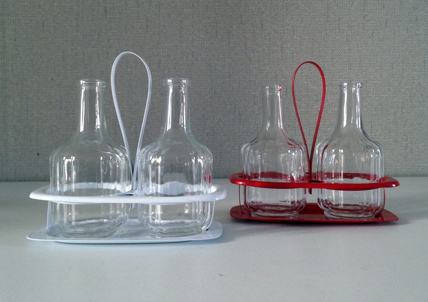 cruet set oil and vinegar made in Italy Haute Juice