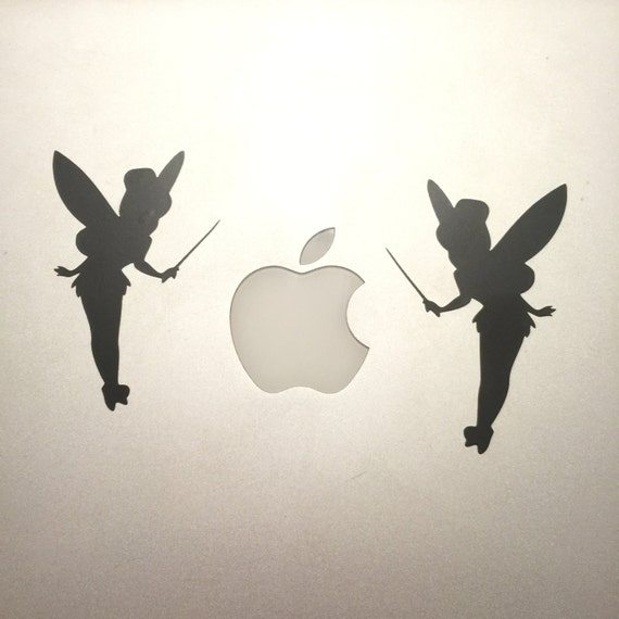 tinkerbell silhouette vinyl decal applique and stencil disney