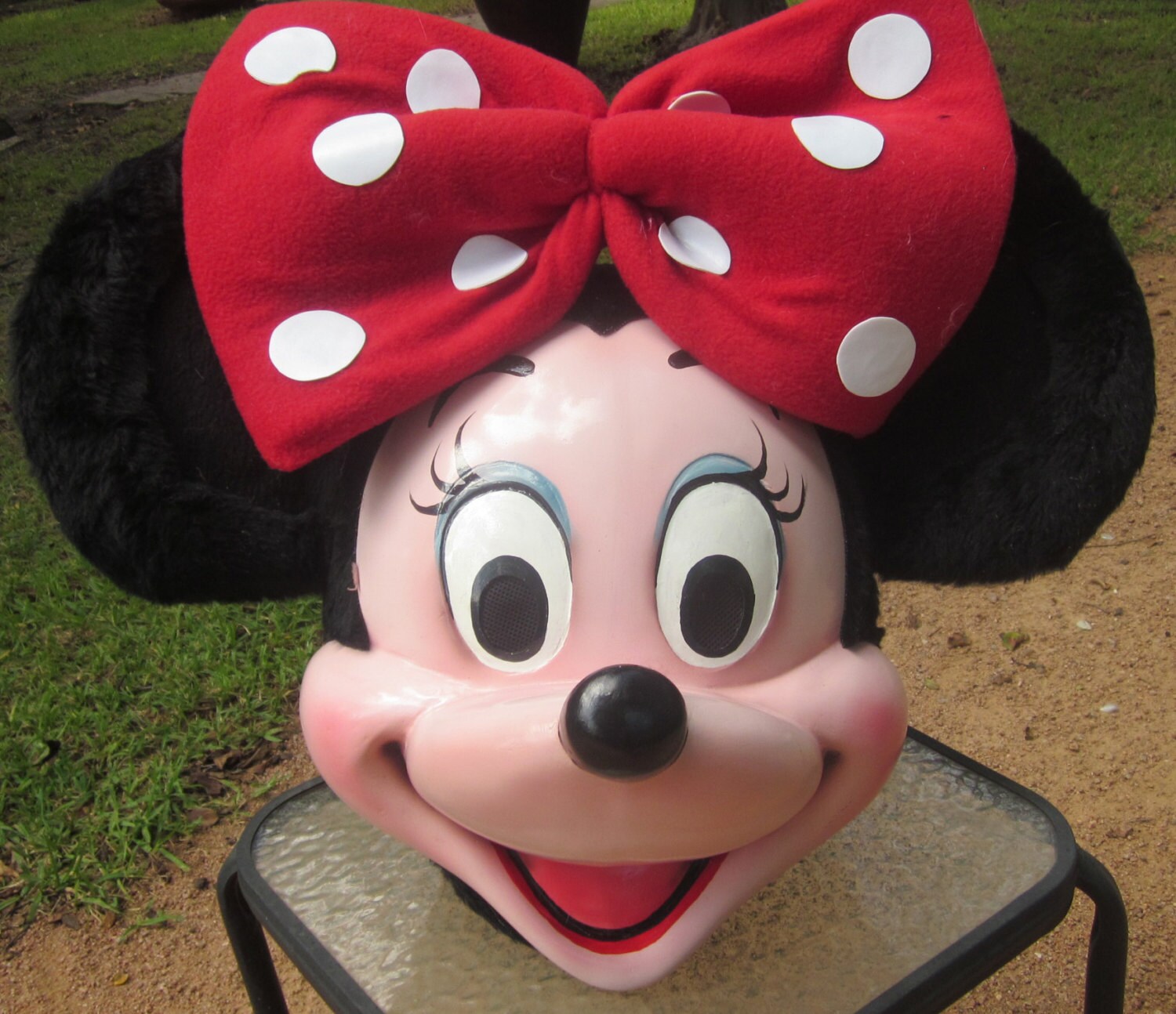 Minnie Mouse Mascot Costume Head ONLY STD Adult size
