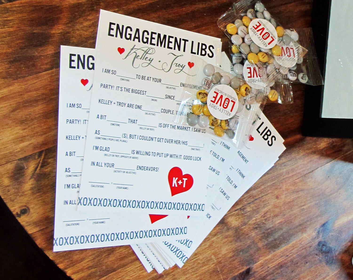 Wedding Bucket List Personalized Bucket List Wedding Wishes