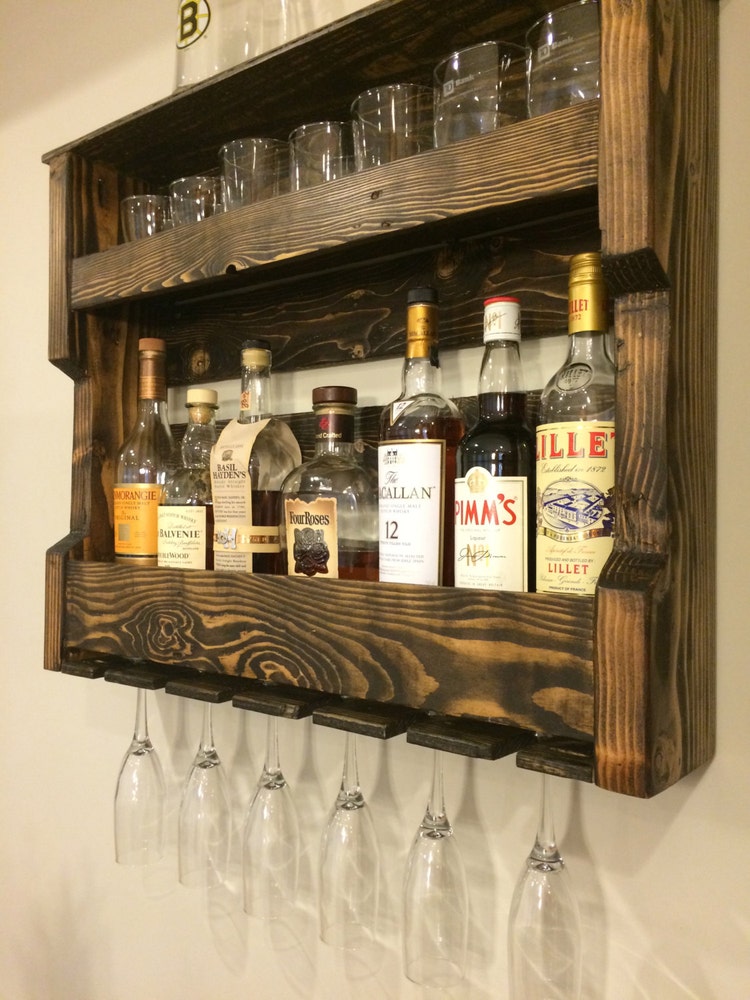 Wood Wine and/or Liquor Shelf Rack Pallet by ...