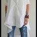 maxi white shirt