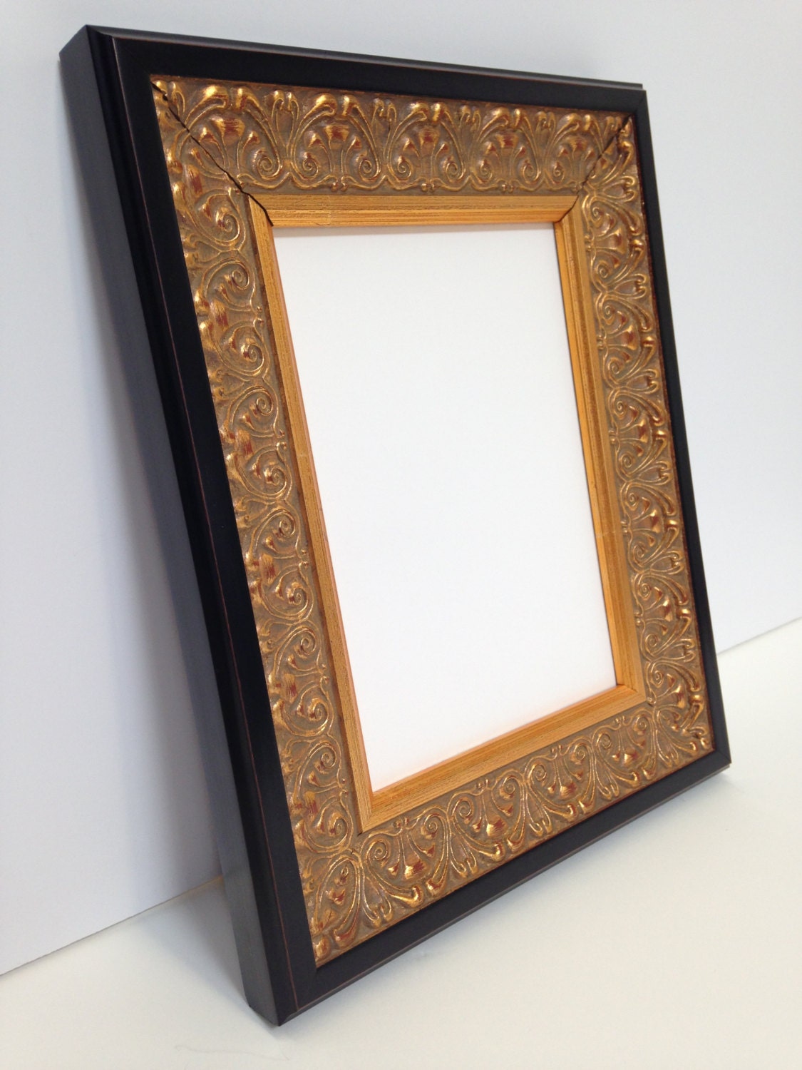 Gold & Black Ornate Picture Frame 3x5 4x6 5x7 8x10 11x14