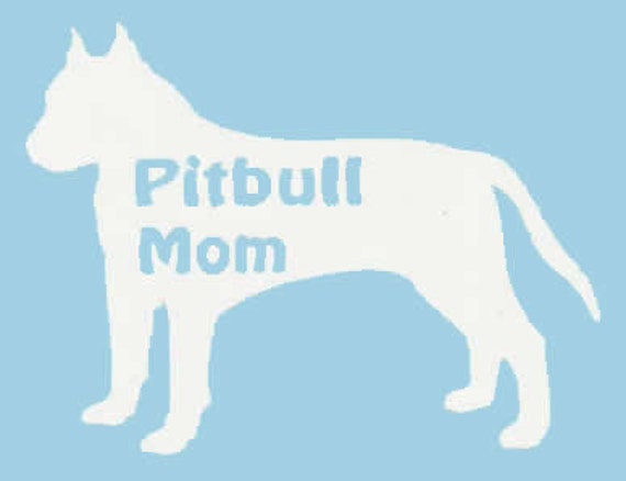 Download Pit Bull Mom Pit bull DaD VINYL Decal Art Wall by ...