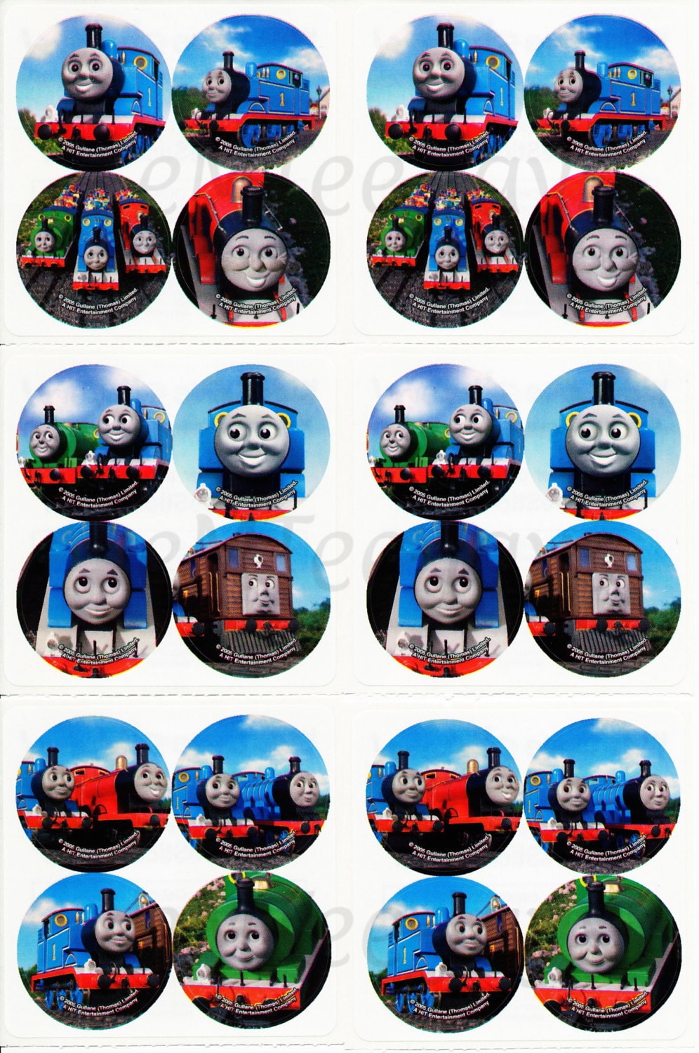 Thomas The Tank Engine Stickers