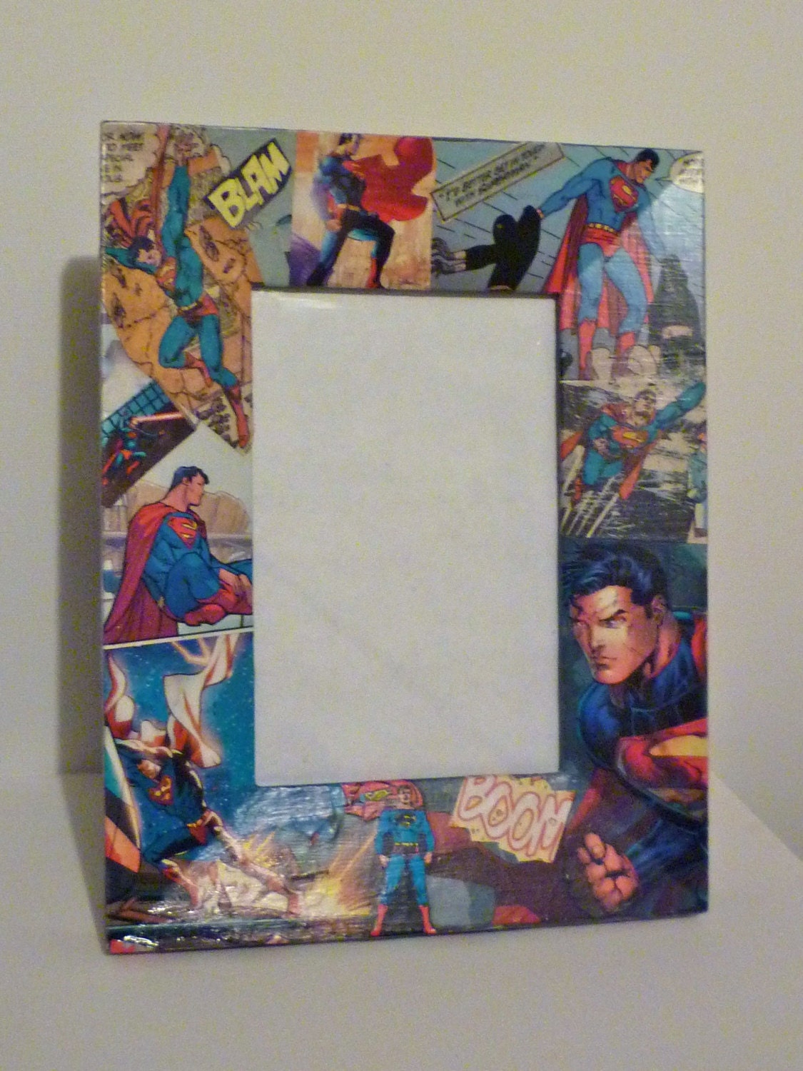 Superman Comic Photo Frame