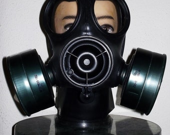 Fetish Heavy Rubber Avon SF10 Respirator SF-10 S10 Gas Mask Latex Hood by Fantomas & Co.~Customizable!