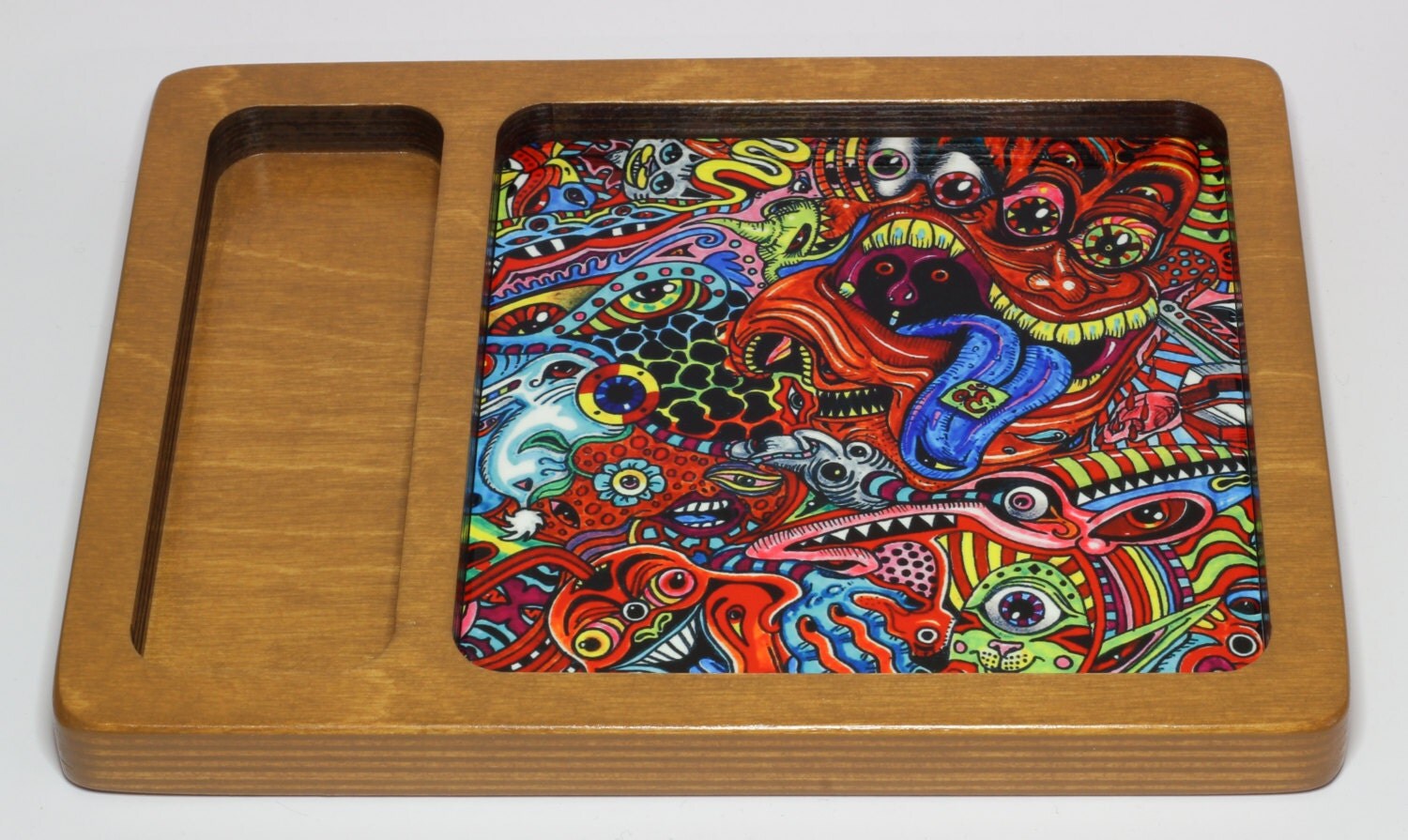Psychedelic Weed Rolling Tray Manufactured and by myrollingtray