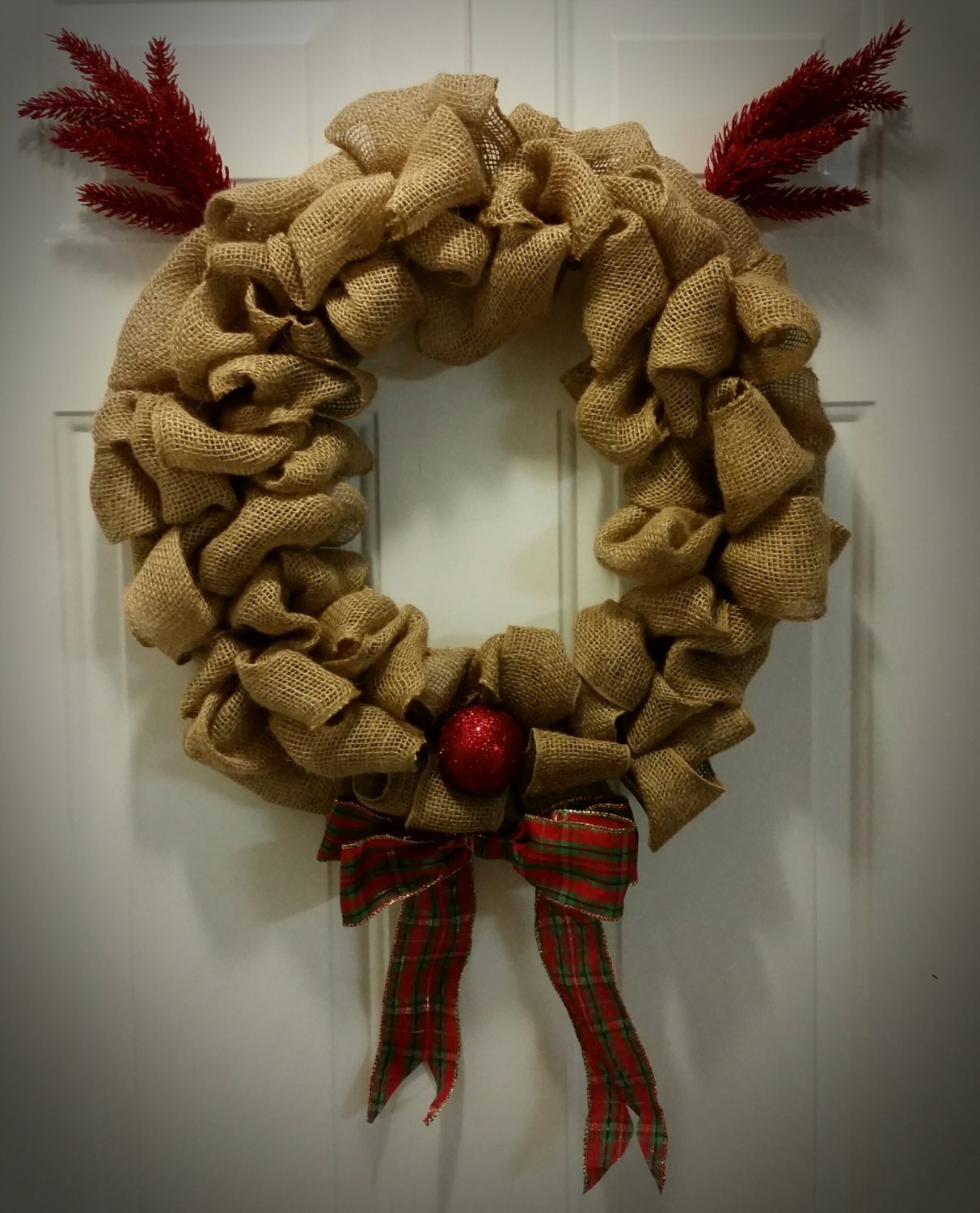 Rudolph Red Nosed Reindeer Wreath