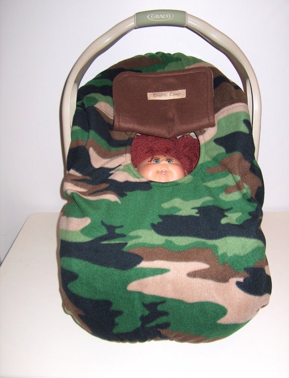 Cozy & Soft Camouflage Army Green "Camo" Custom Embroidery "Bootie Camp