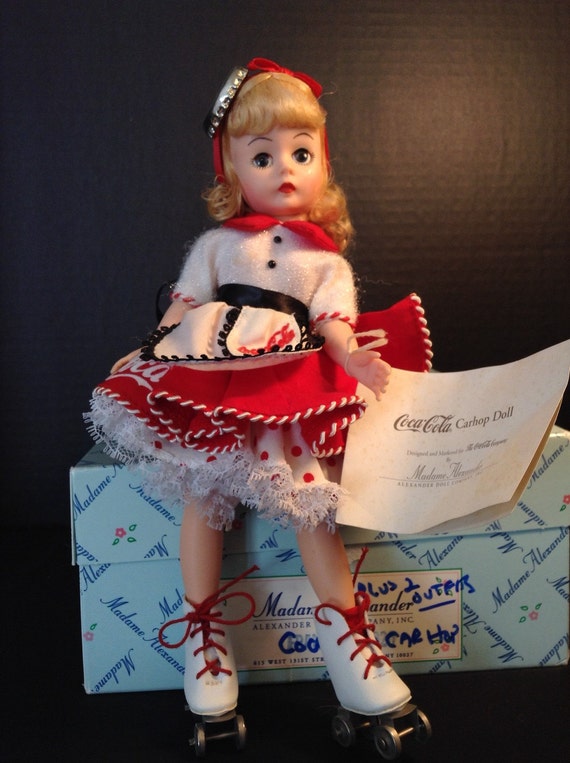 coca cola carhop doll