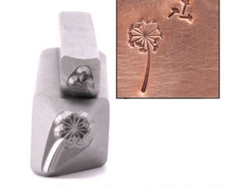 Dandelion & Fluff Metal Design Stamp 5mm x 11mm - Metal Stamping / Punch Tools for Metal Stamped DIY Jewelry, Jewelry Making Tools (DS239)