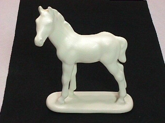 white horse figurines porcelain