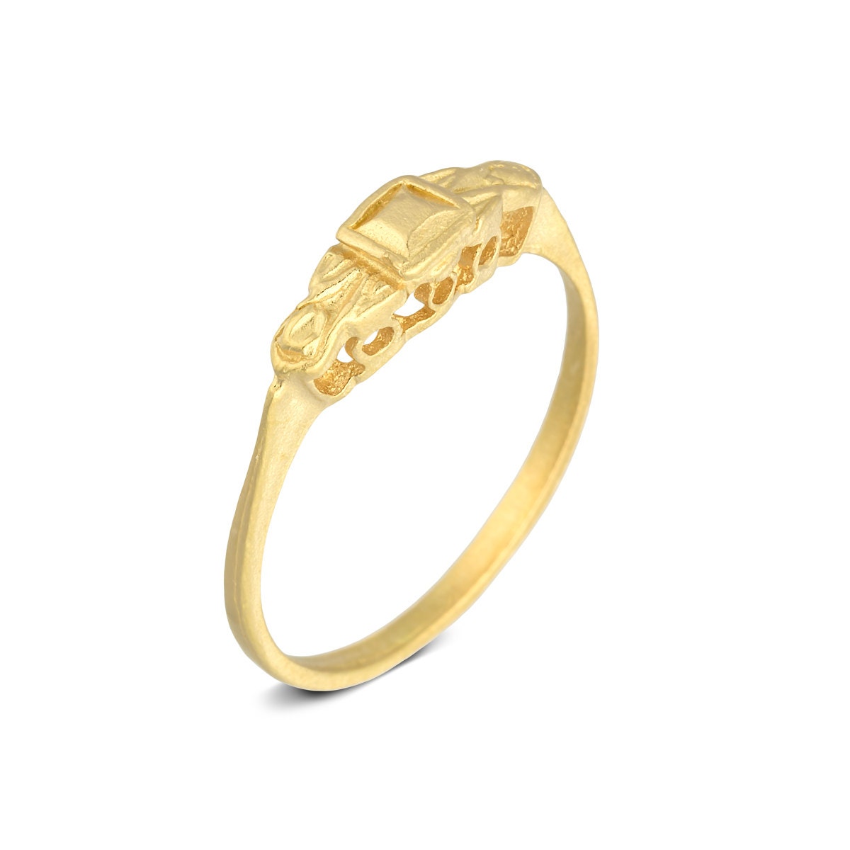 14k gold Delicate gold ring Gold ring for women gold dainty