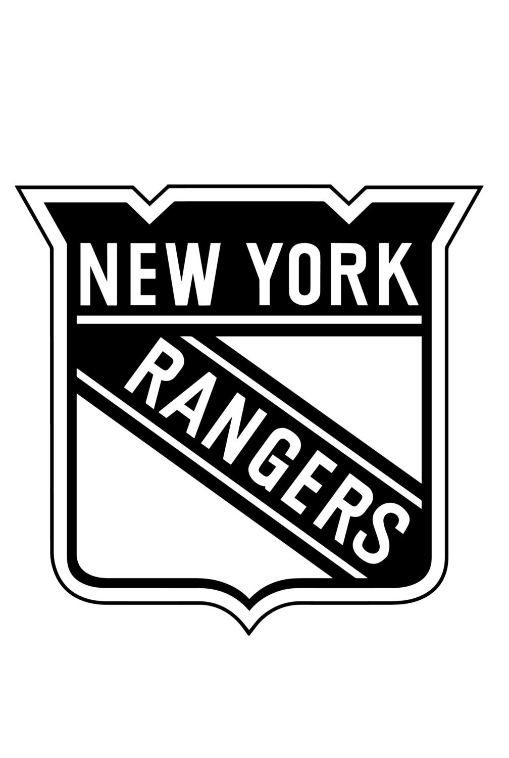 New York Rangers Vinyl Sticker Decal
