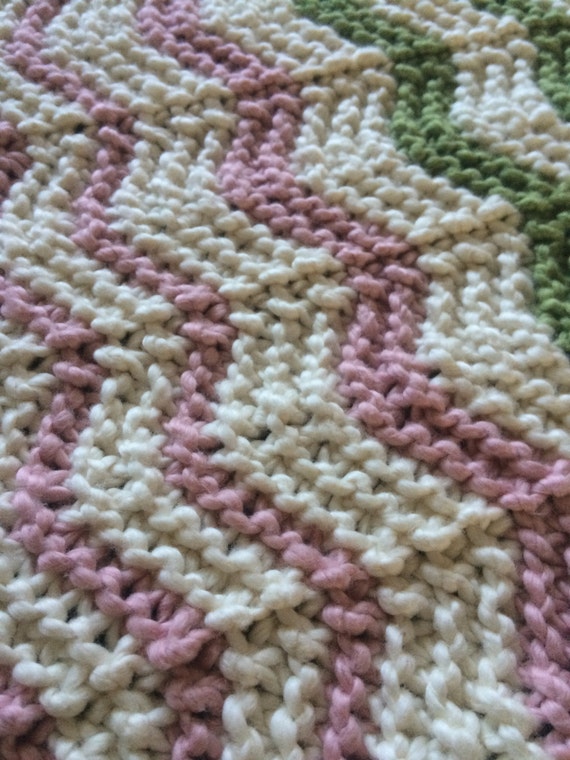 Zig-Zag Stripe Baby Blanket Knitting Pattern by AlyRock on ...