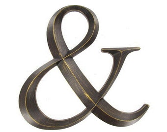 Metal Initial Wall Decor