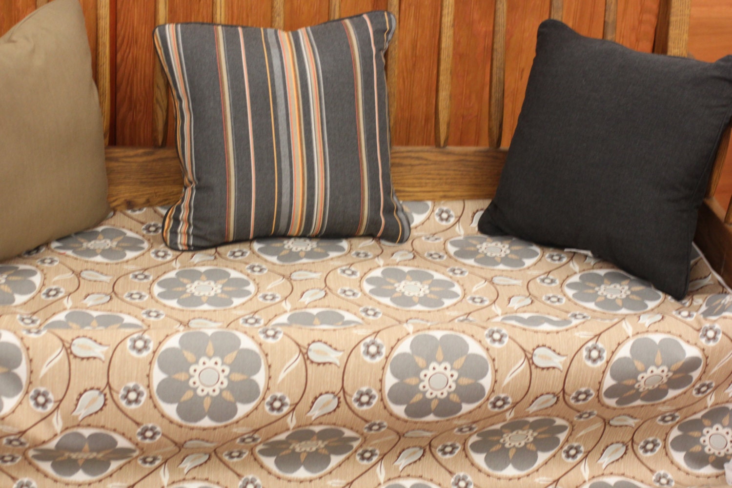 SUNBRELLA outdoor pillows with piping 17 x 17