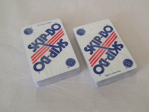 Two Sealed Decks of Skip-Bo Cards